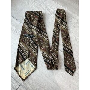 Yves Saint Laurent Silk Tie Vintage Paisley‎ Stoneshire 1970s | 54"L 3.75"W